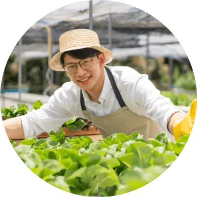 農家の男性